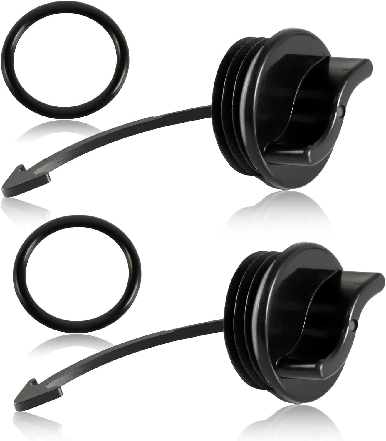 HIMARKLIF 2PCS Drain Plug Cover Caps Compatible with Sea-Doo RXT GTI GTX GTS... 