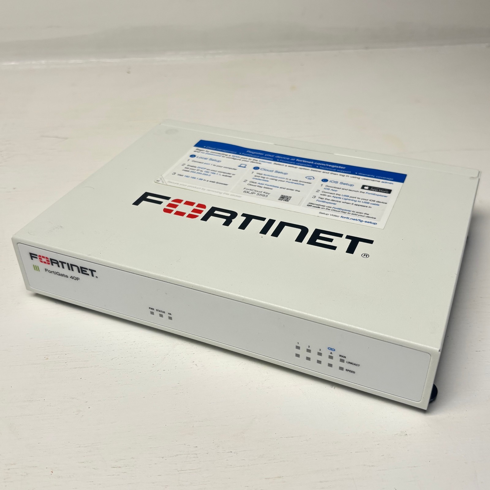 Fortinet FortiGate FG-40F Network Security Firewall