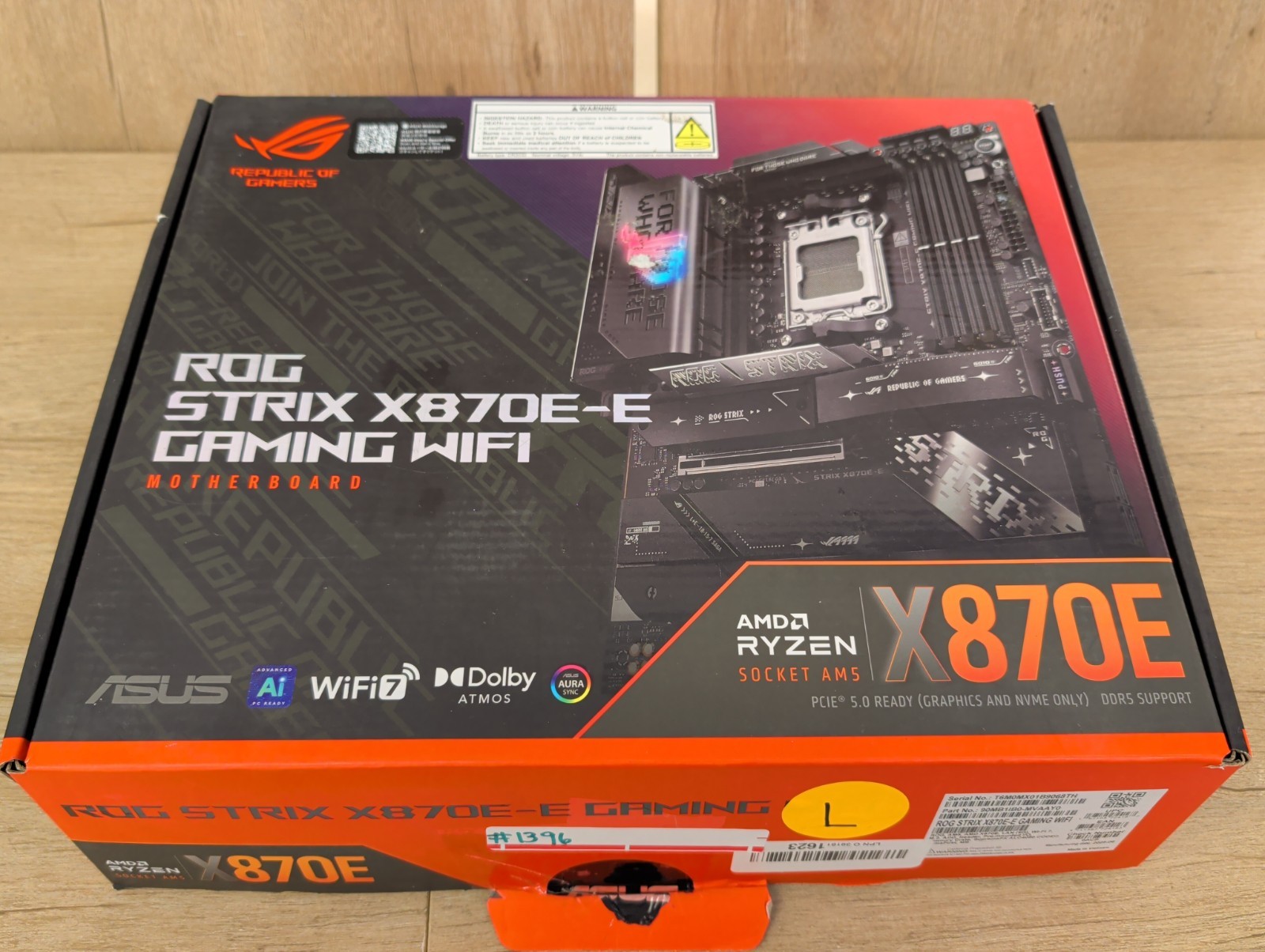 ASUS ROG STRIX X870E-E GAMING WIFI AMD AM5 X870 ATX TESTED WORKING