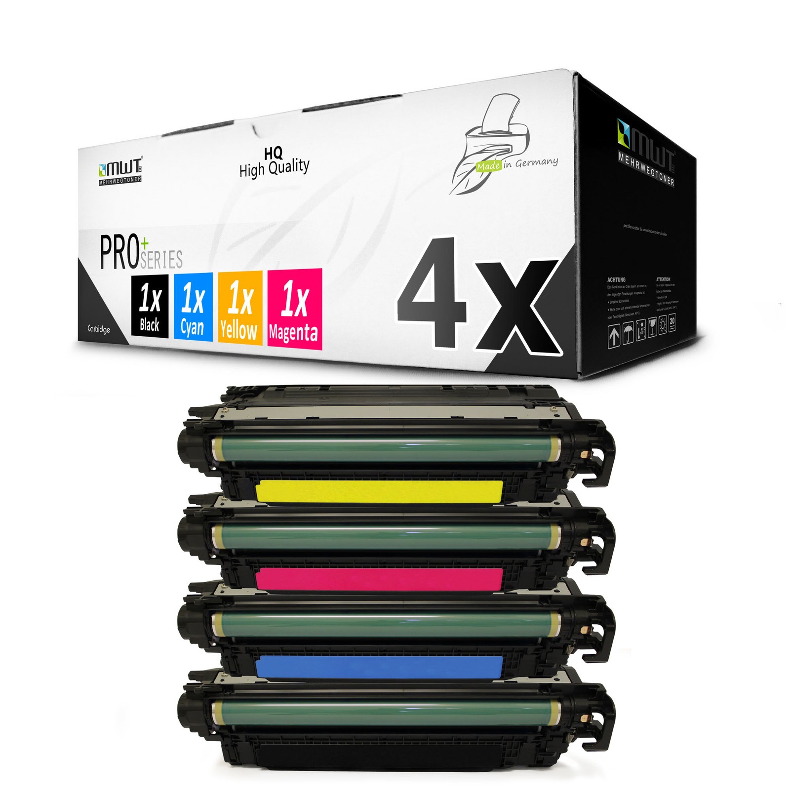 4x MWT PRO Toner Compatible With HP LaserJet Enterprise 700 CE340A-43A 775
