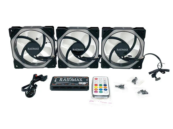 Gaming PC Fan LED SP-120DFBR3 Addressable RGB LED Control Pack 3PCS