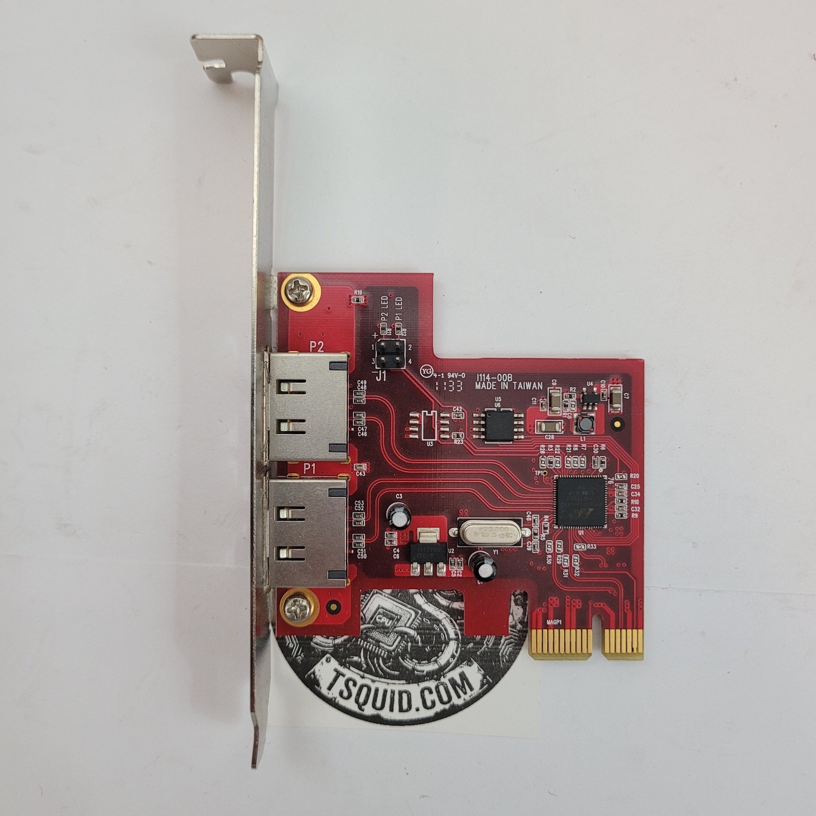 StarTech PEXESAT32 2-Port eSATA 6Gbps PCI Express Card Controller Red PCB