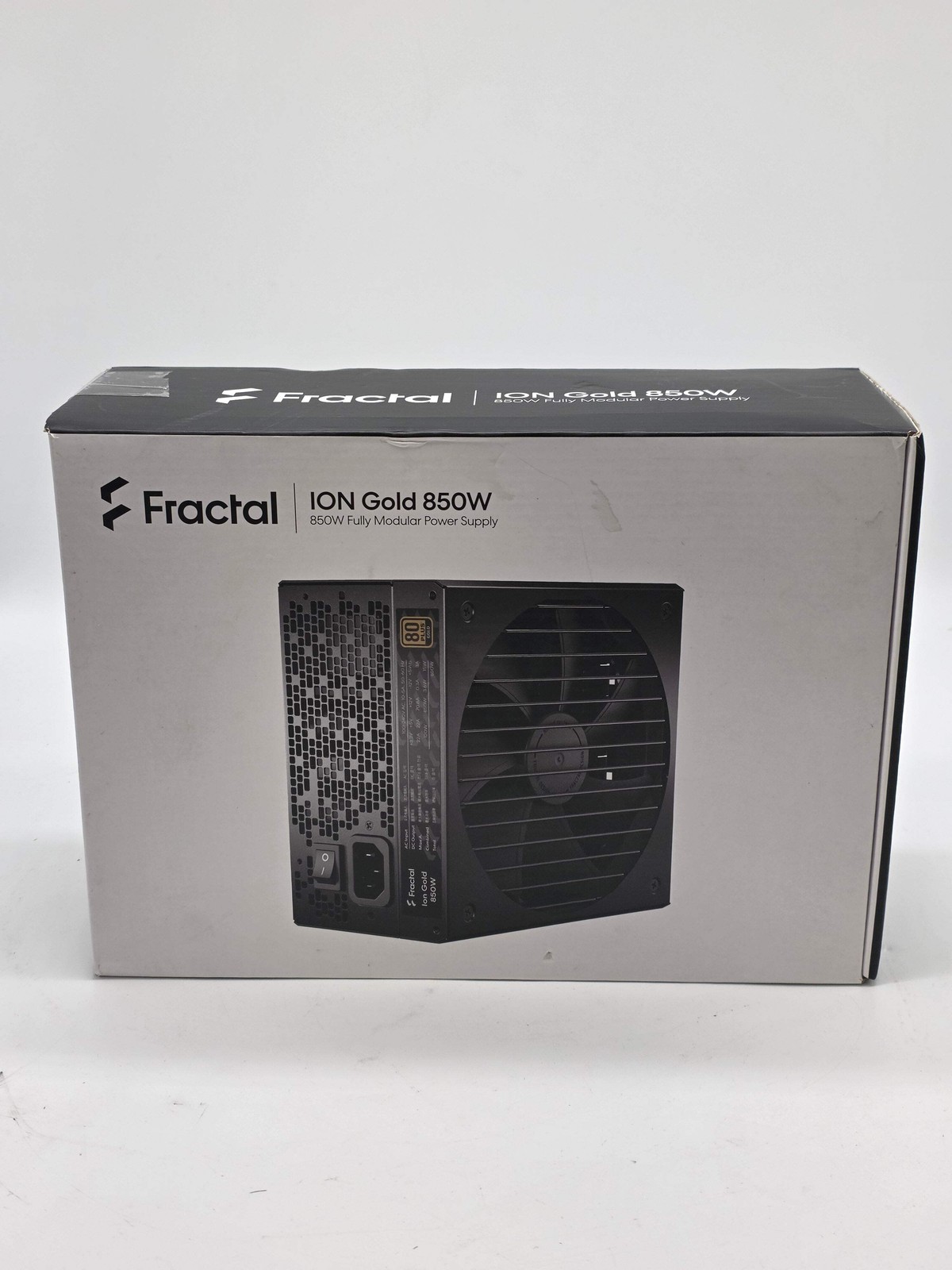 Fractal Design Ion Gold 850W 80+ Gold Fully Modular ATX Power Supply PSU **OPEN