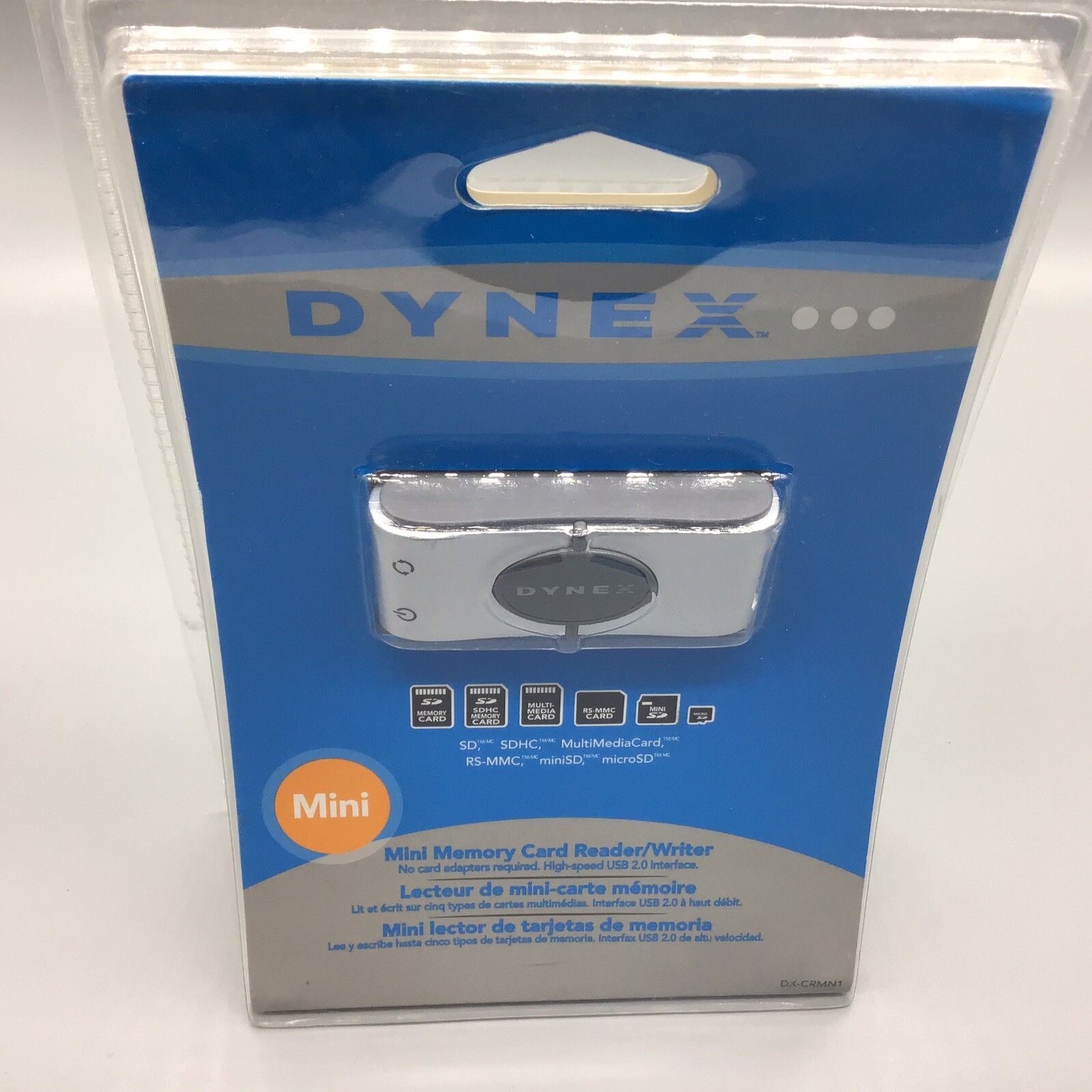 Dynex High Speed 2.0 Mini Memory Card Reader/Writer NIP