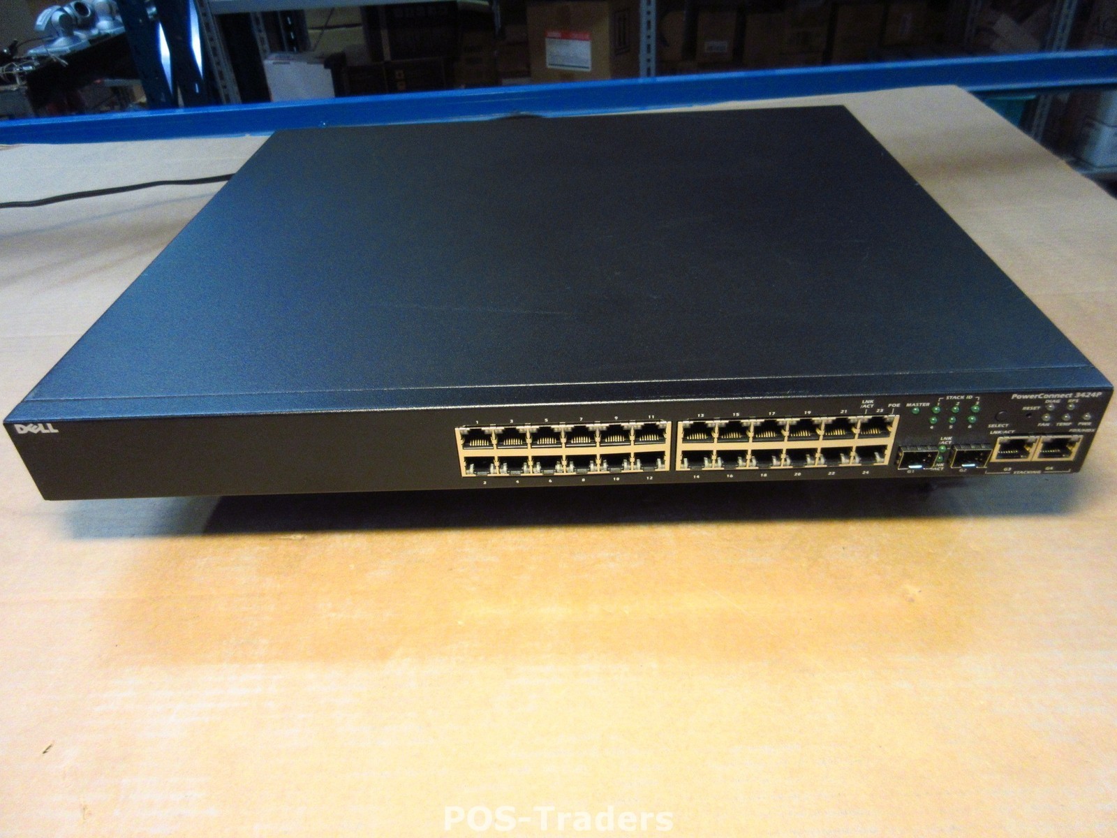 Dell 3424P PowerConnect 3424POE 24-Port Managed Stackable PoE NETWORK Switch