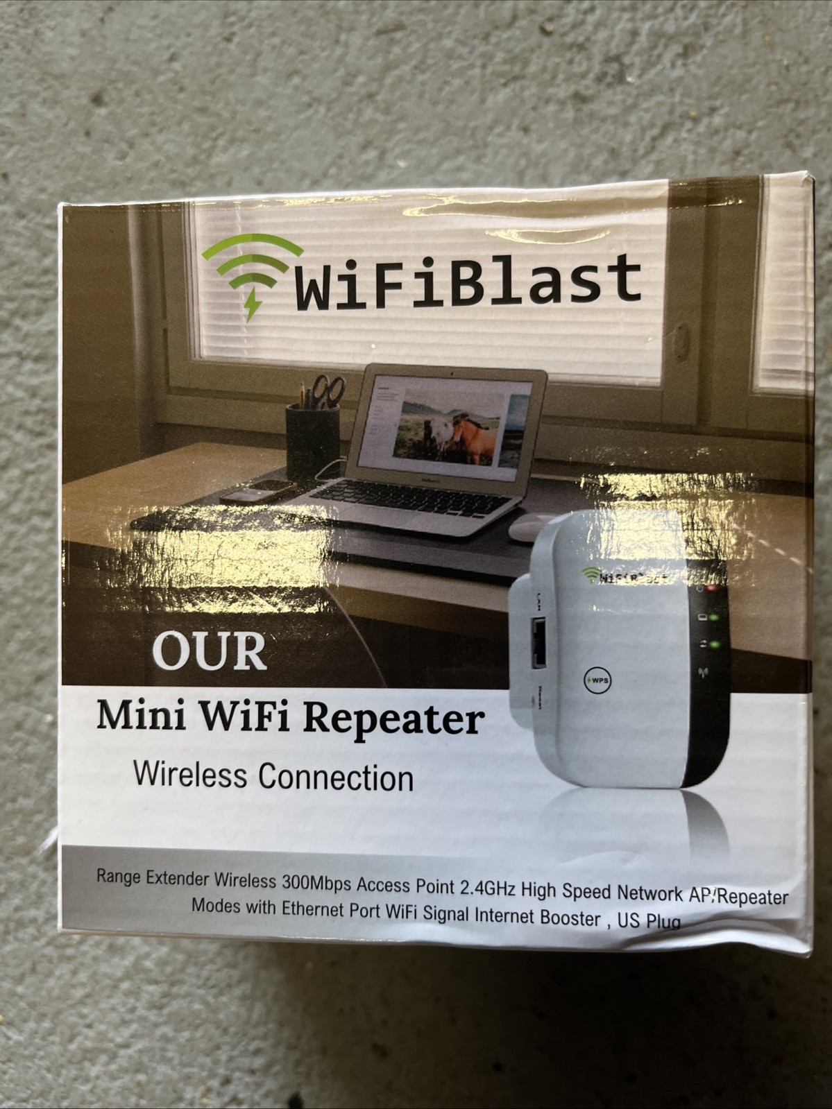 WIFI BLAST Wireless Repeater Wifi Signal Extender 300Mbps Amplifier Booster