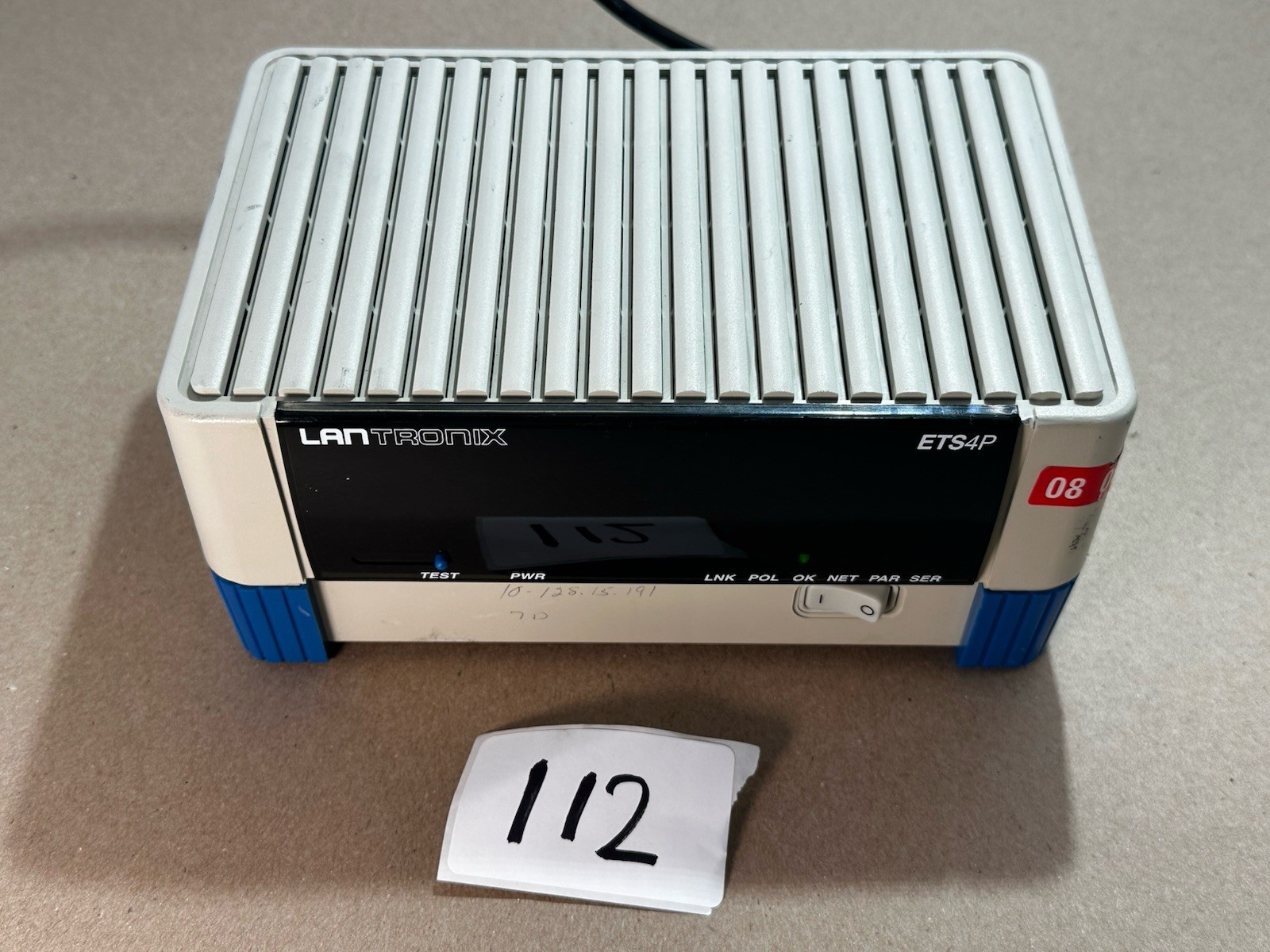 Lantronix ETS4P Ethernet Terminal Server / Network Device Server.