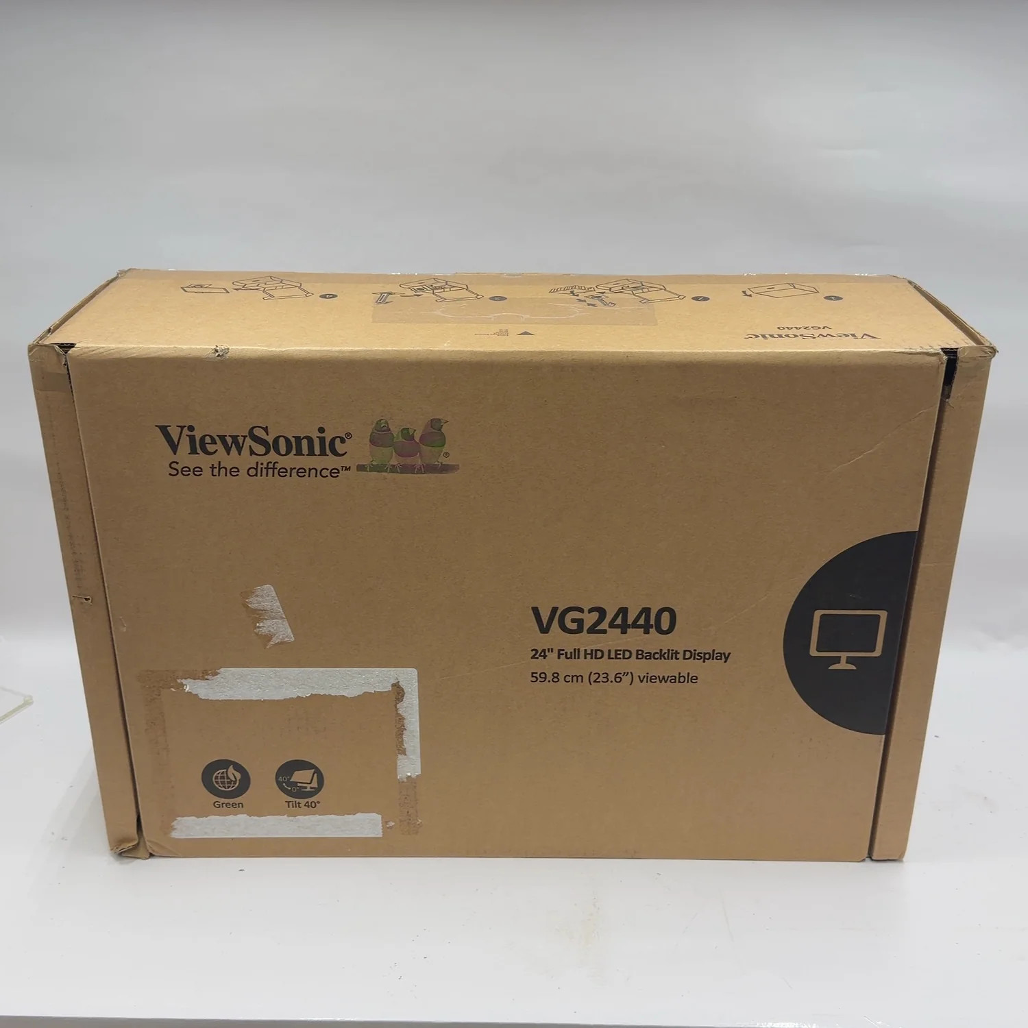 New ViewSonic 24" VS18464 FHD LCD VA LCD Monitor