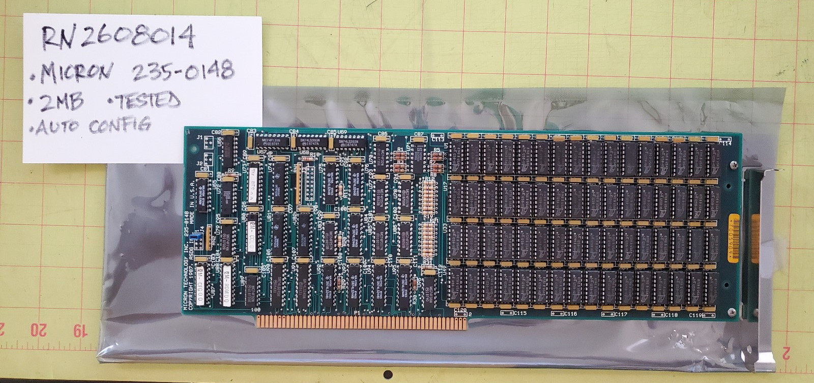 Micron 2MB Memory Card 235-0148 for Commodore Amiga