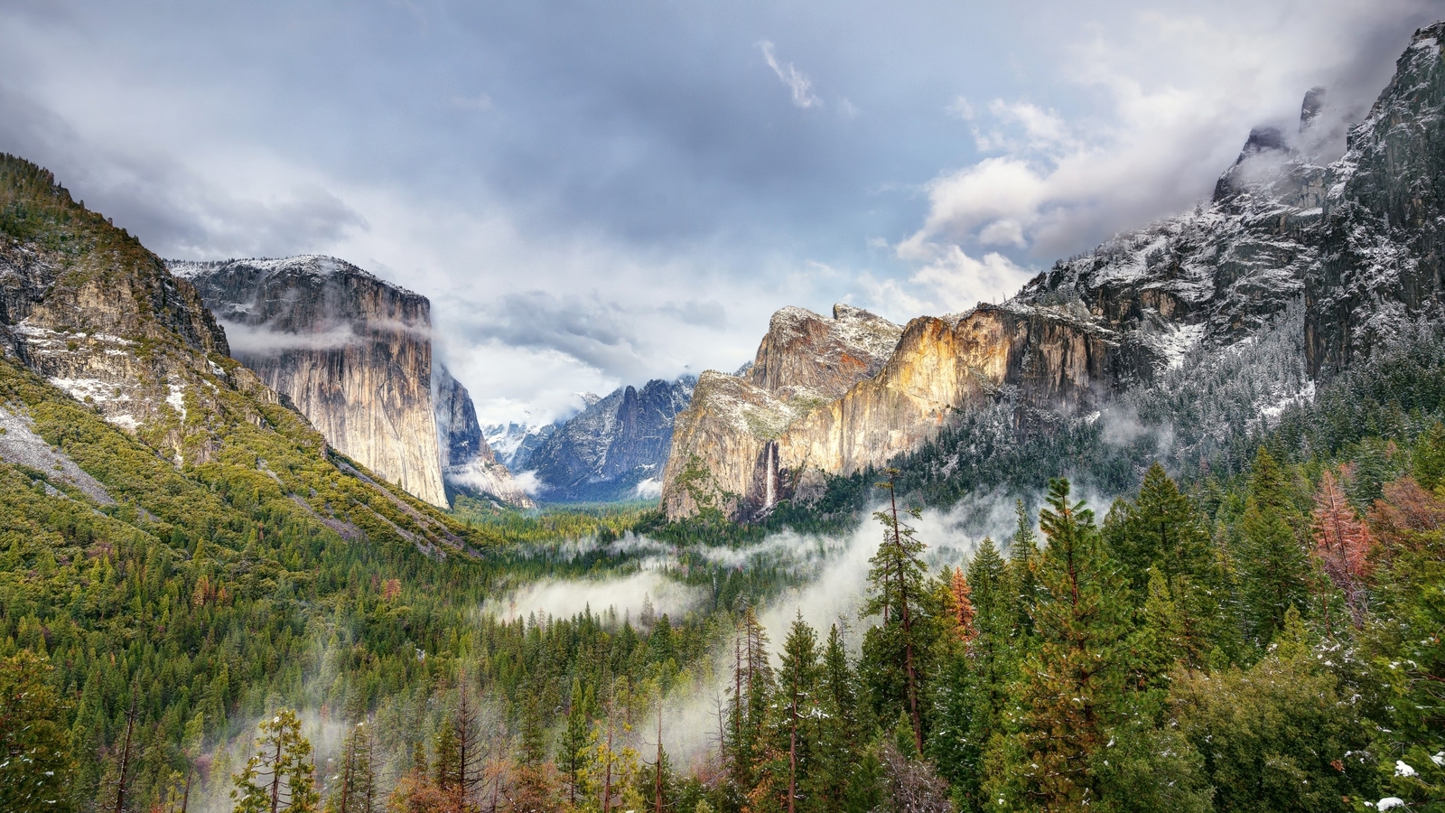 Landscape nature yosemite national park valley cliff Custom Gaming Mat Desk
