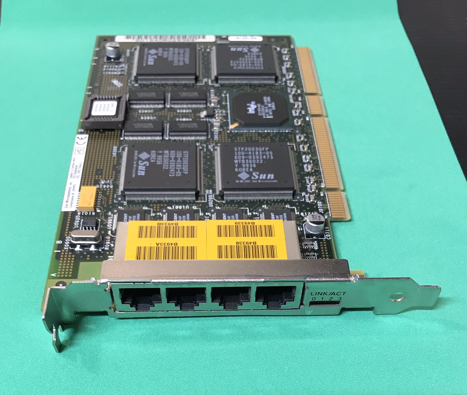 Sun 501-5406 Quad Fast Ethernet PCI Adapter X1034A Tested
