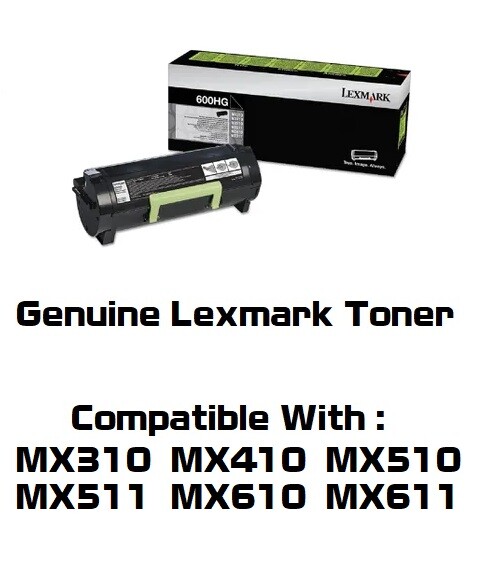 Mostly New Genuine Lexmark 60F0H0G Toner Cartridge 55% 600HG MX310 MX410 MX510 
