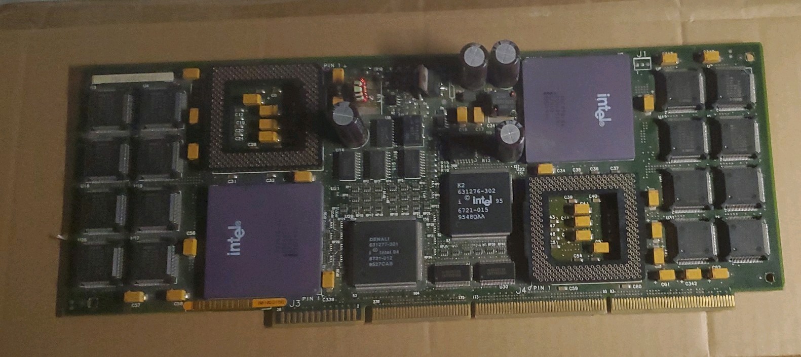 UNTESTED As Is INTEL 640007-102 DUAL CPU ADAPTER P/133 PB643138-001 EJMPTM254X1M