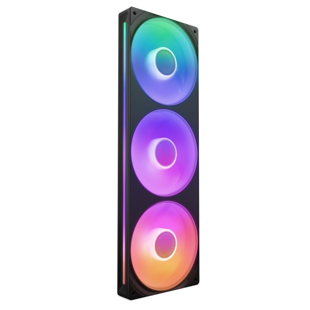 F360 RGB Core 360mm Single-Frame PC Case Fan 3x120mm RGB Black