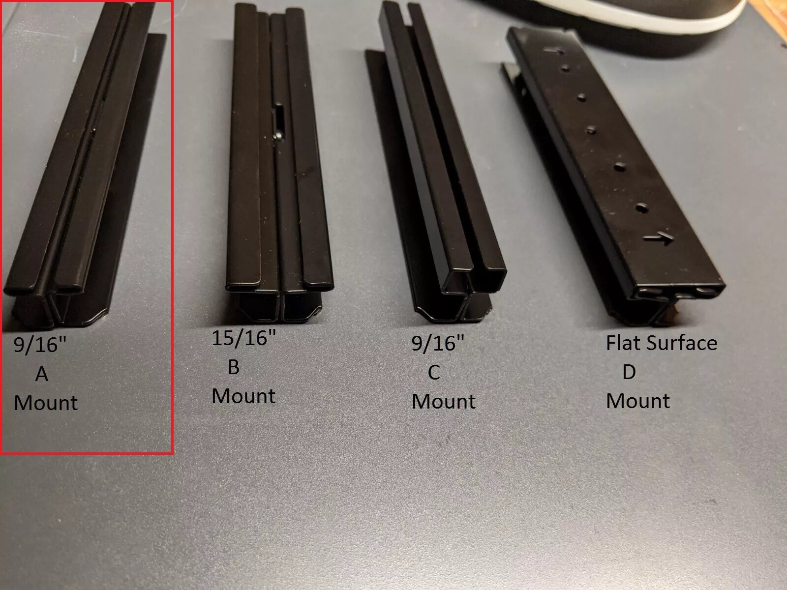 HPE Aruba AP-MNT-A  9/16" ceiling rail mount R3J15A for AP 5xx & 6xx series