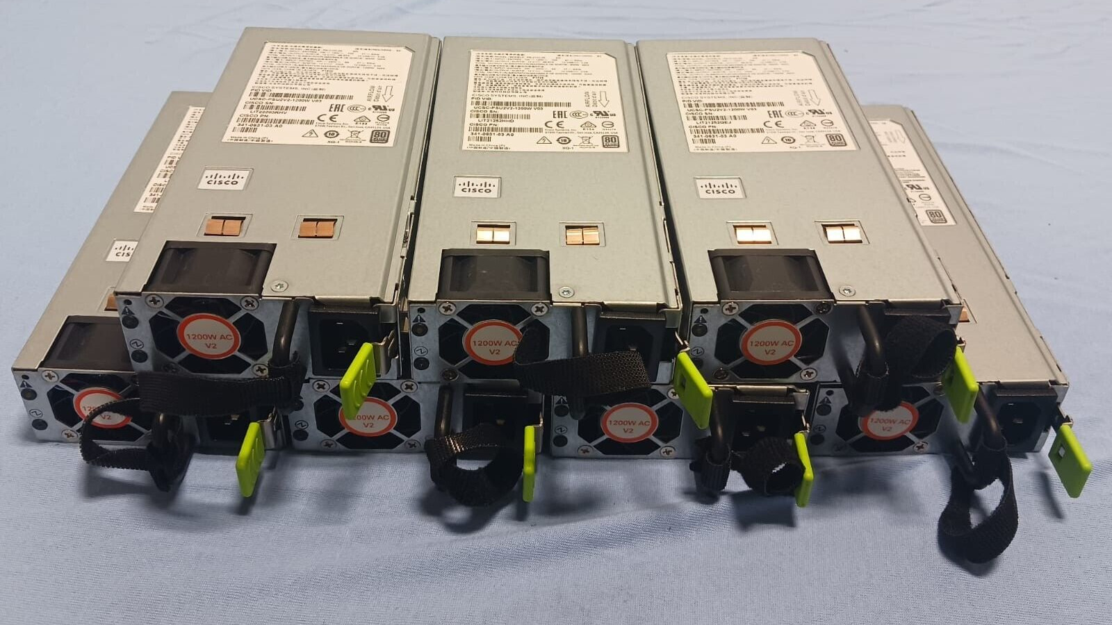 QTY-7 Cisco 1200W V2 AC Server Power Supply 341-0631-03-A0 Model: PS-2122-2S-ER