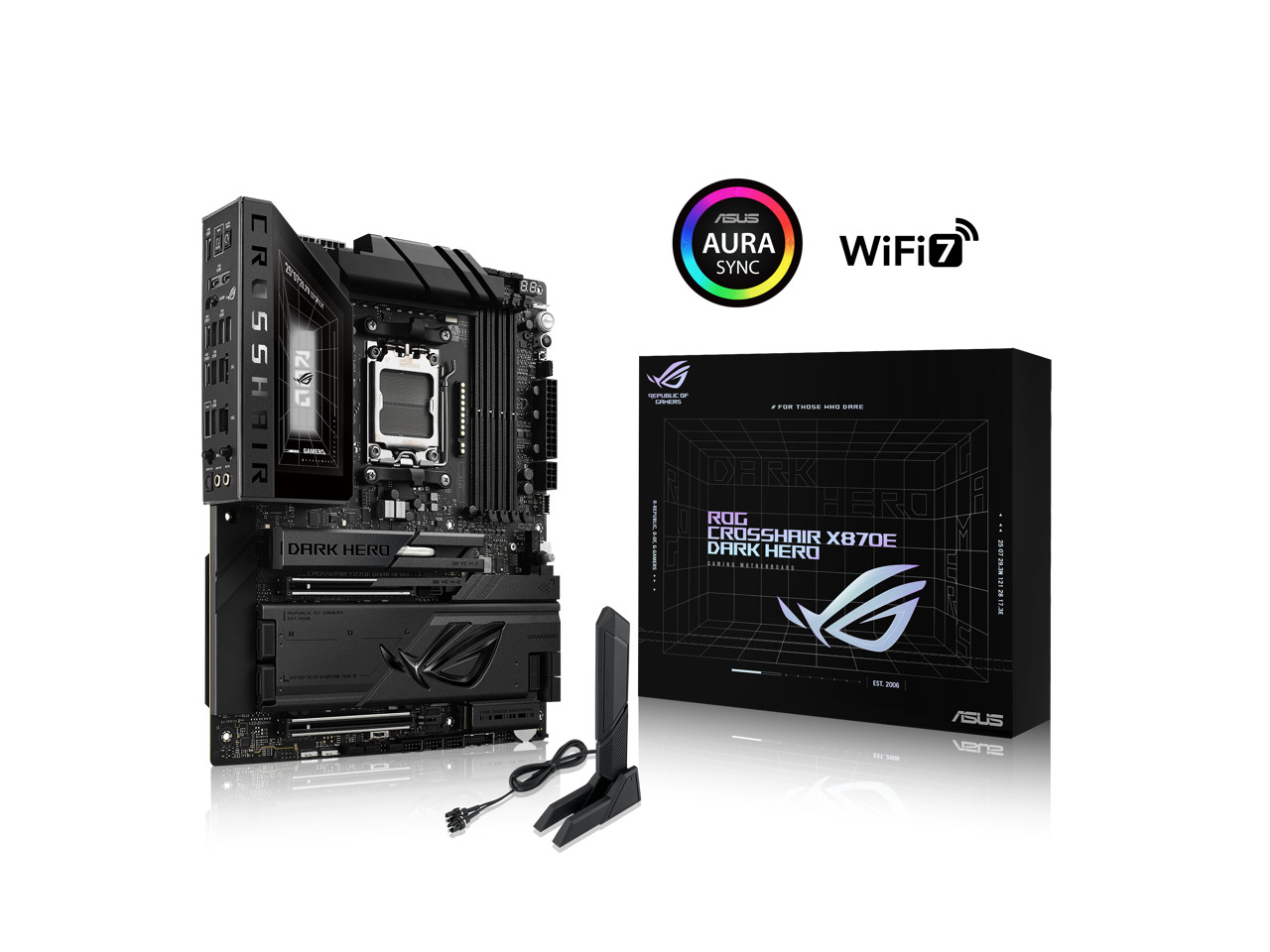 Asus ROGCROSSHAIRX870EDARKHERO ATX Motherboard DDR5 PCIe 5.0