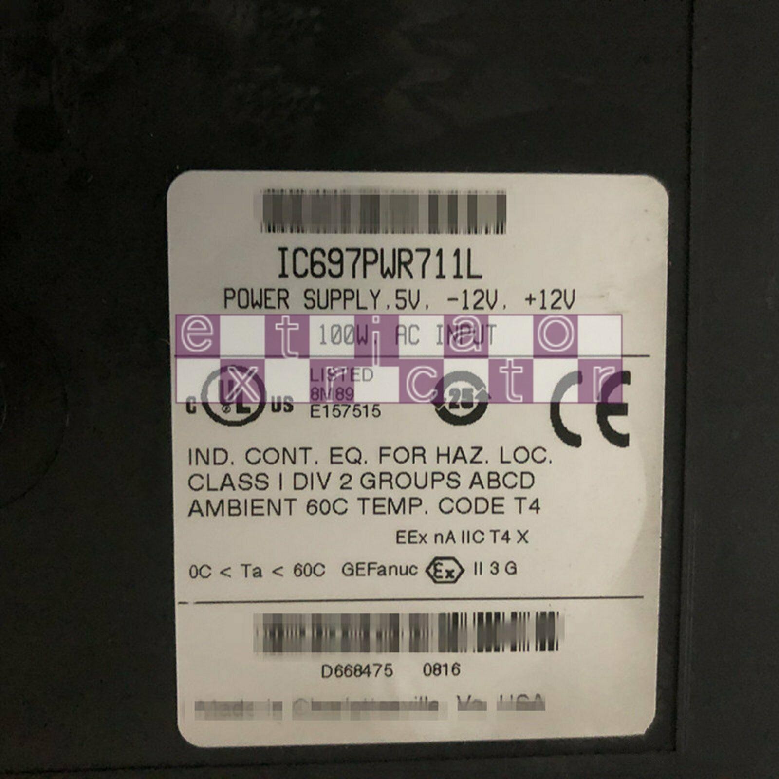 1PCS used GE fanuc IC697PWR711L