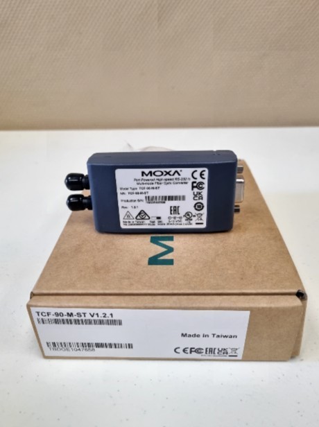 MOXA TCF-90-M-ST Serial to Fiber Converter ST Multimode