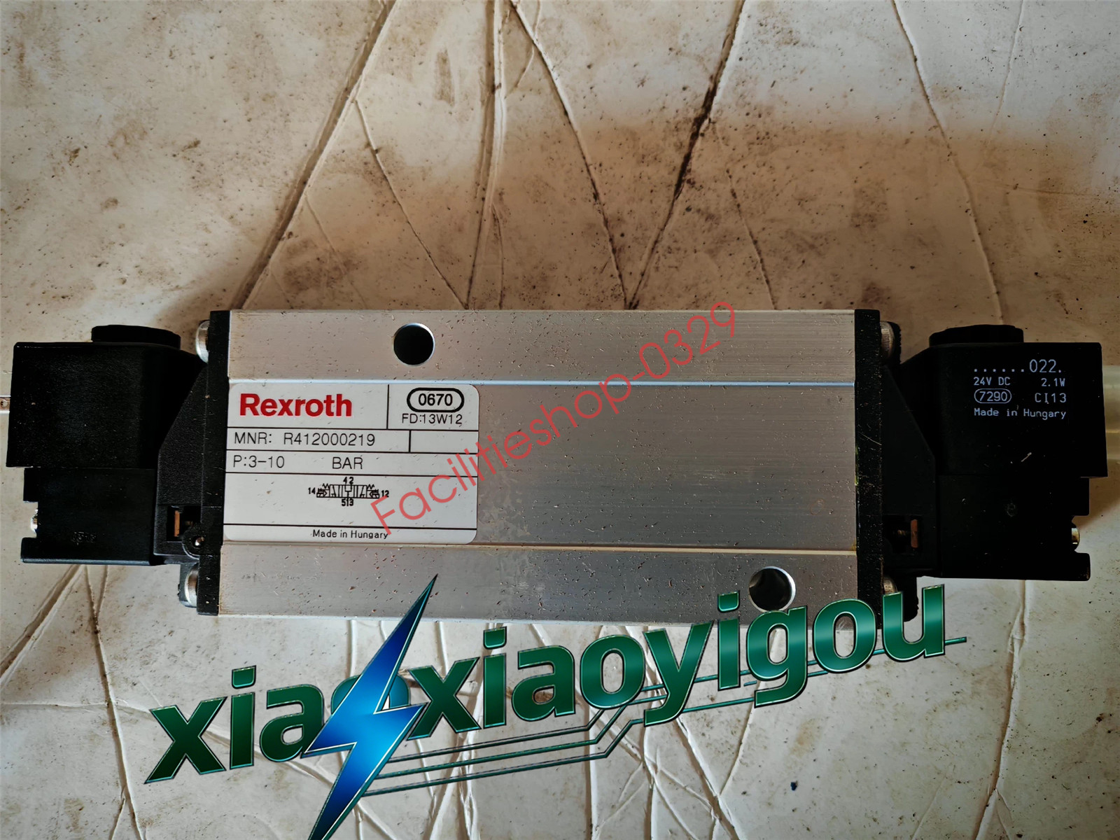 1PC REXROTH R412000219 Pneumatic Solenoid valve DHL/FedEx