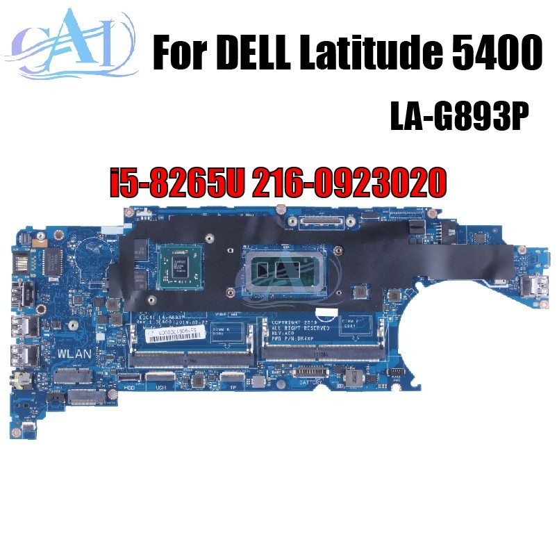 LA-G893P For DELL Latitude 5400 Laptop Motherboard  I5 I7-8TH With GPU 2G 08MM5T