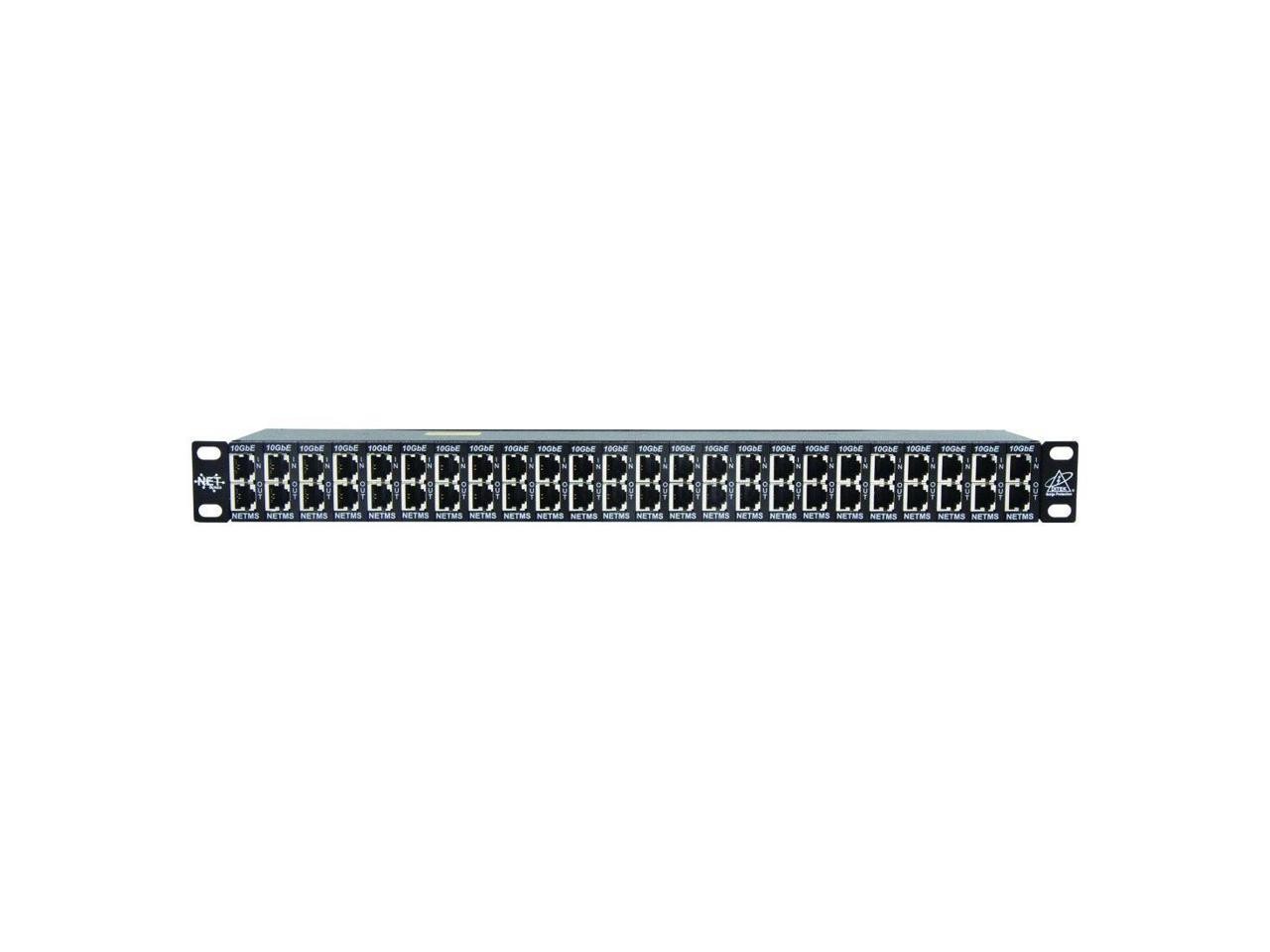 Ditek DTK-RM24NETS 24-Port PoE Surge Protector (1 RU)