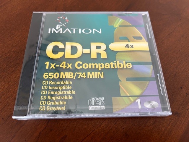 IMATION CD-R 1x-4x Compatible 650 MB / 74 MIN (New-Sealed)