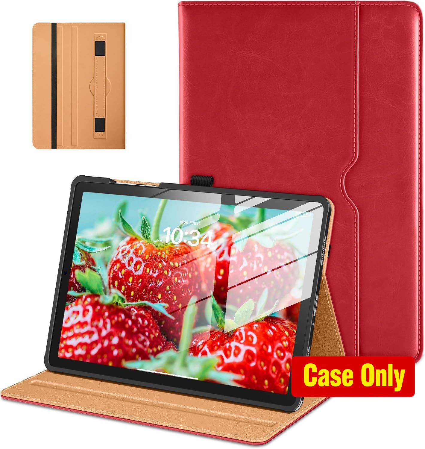 Case for Samsung Galaxy Tab A11 Plus 11 inch - Red Color, Slim Design