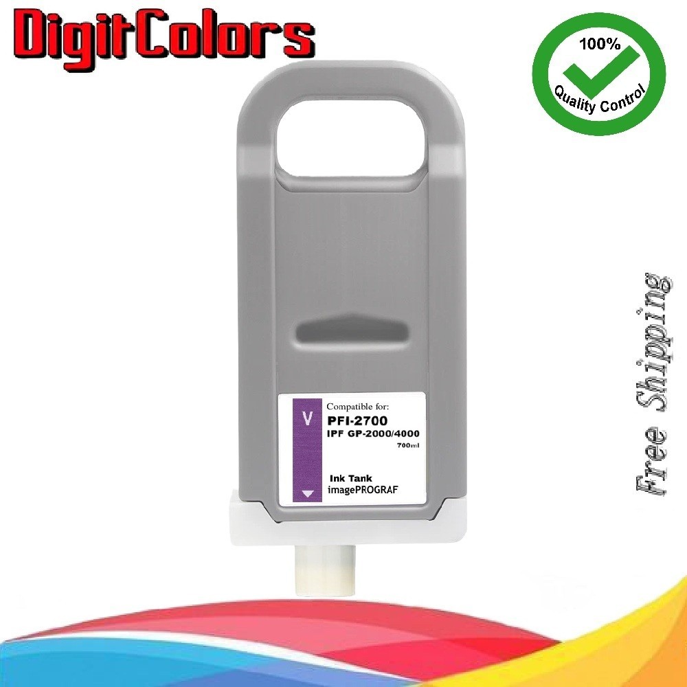 PFI-2700 Violet Ink Cartridge for Canon IPF GP-2000 GP-4000 PFI2700VL