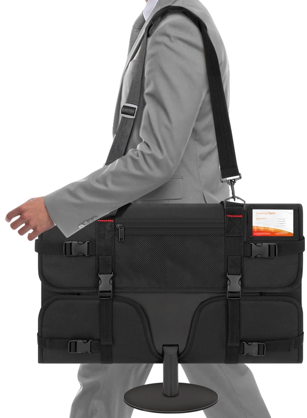 Monitor Carrying Case, Monitor Travel Bag for 27" LCD Screens and Monitors