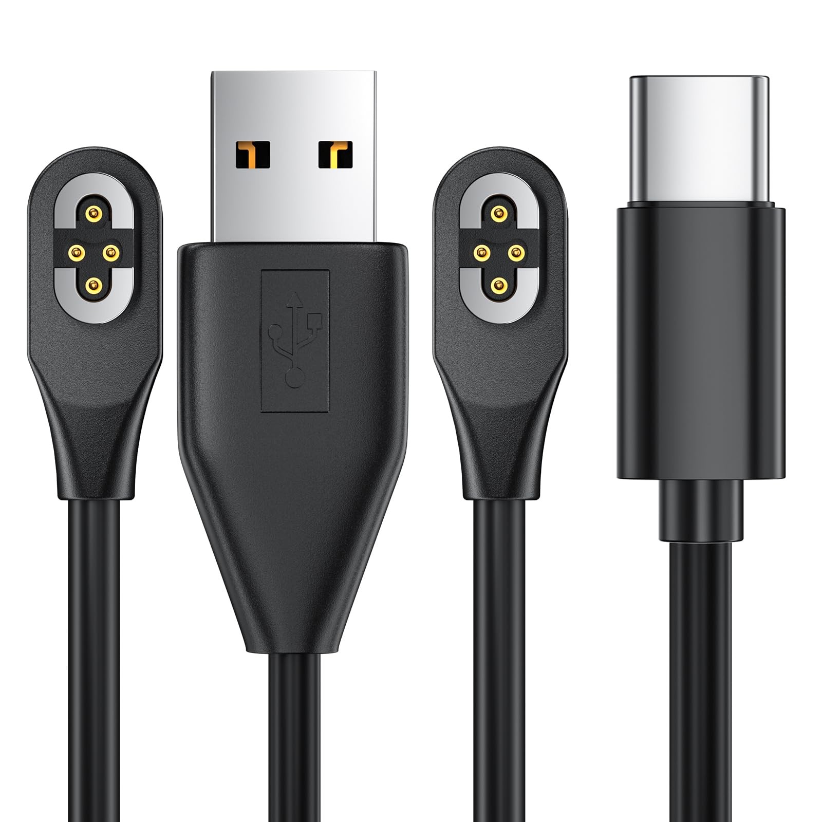 Charging Cable for SHOKZ OpenSwim Pro/Pro2 USB A/C Bone Conduction 3.3ft