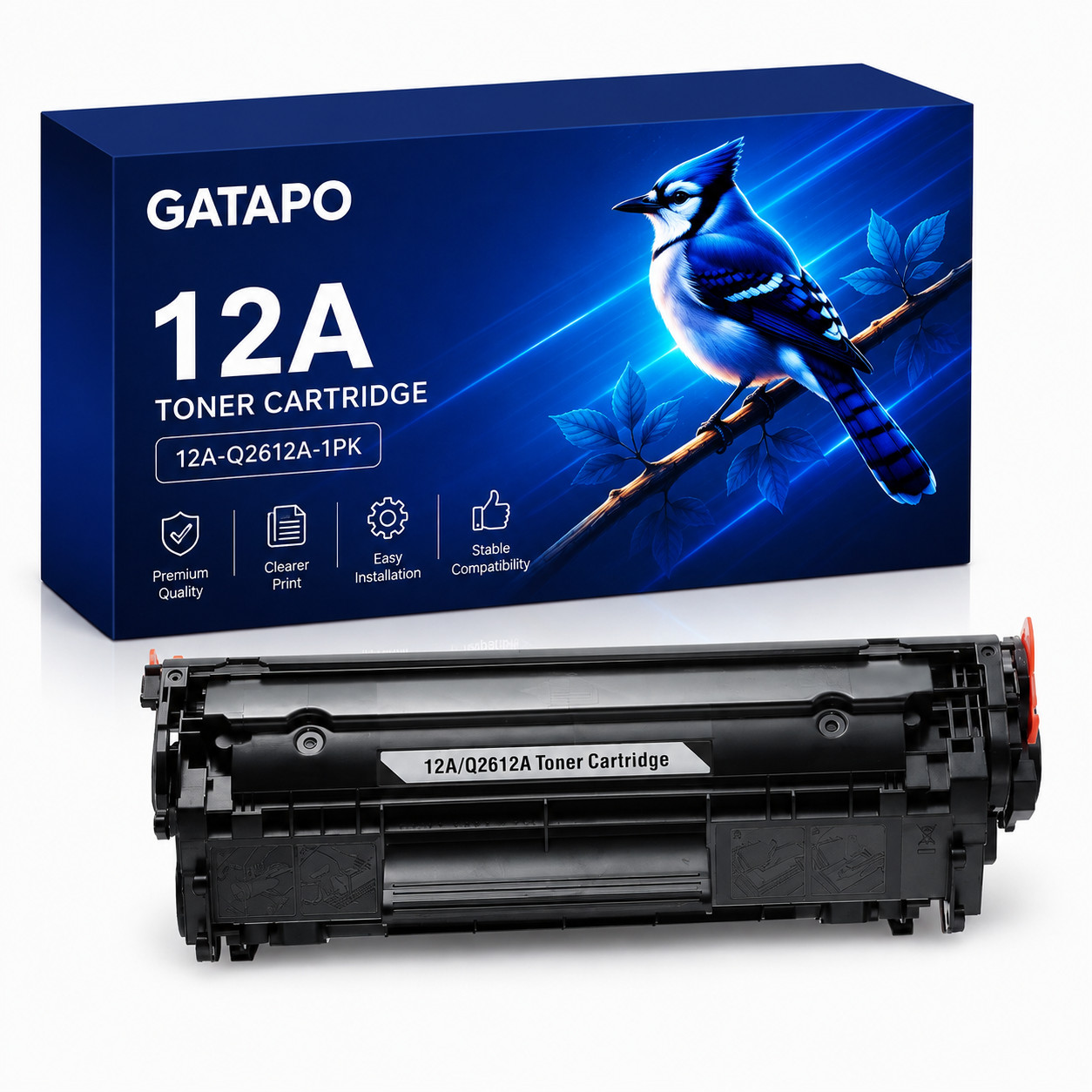 1 PACK 12A Q2612A  Toner Cartridge For  LaserJet 1020 1018 1010 1012 3050 3020
