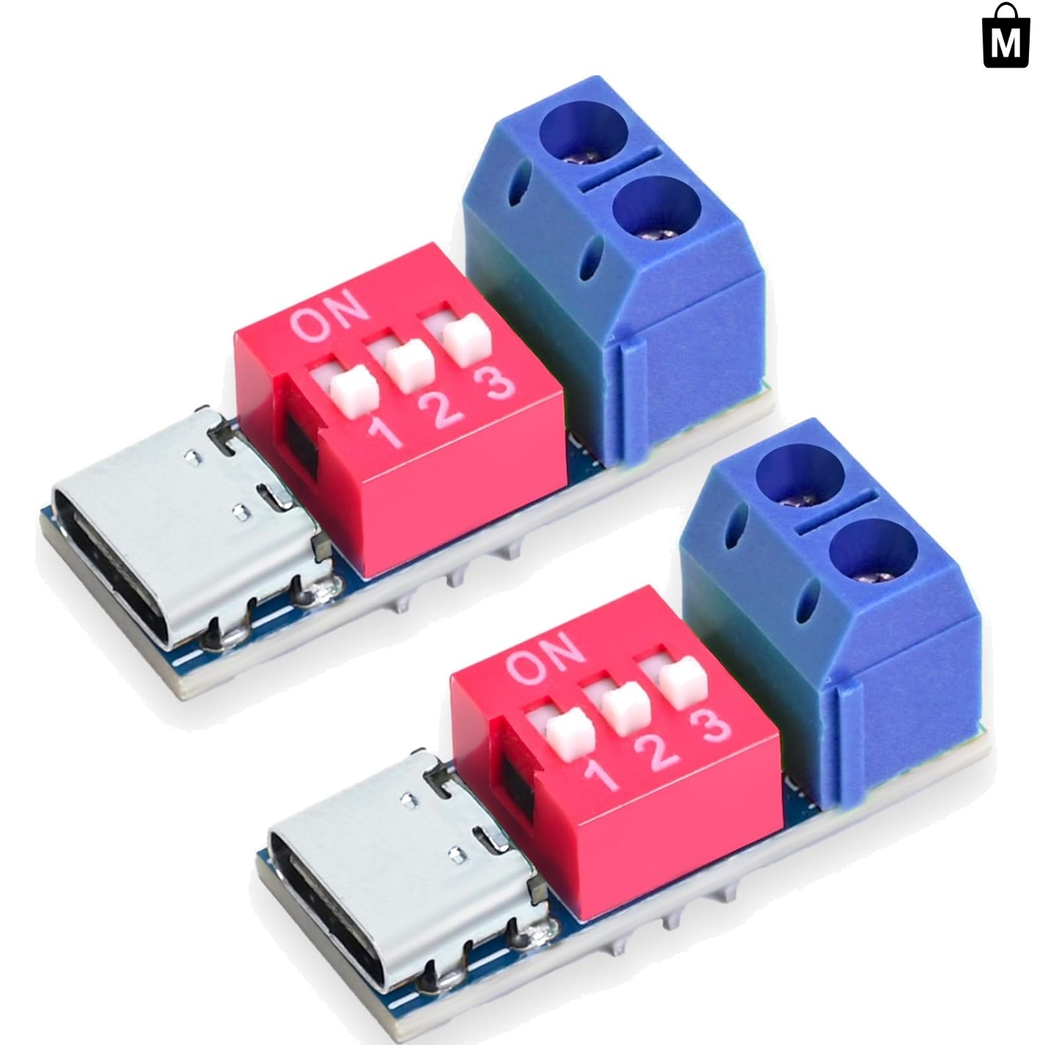 Adjustable USB-C PD Tester 2PCS - Safe & Reliable High-Speed Charging Solution