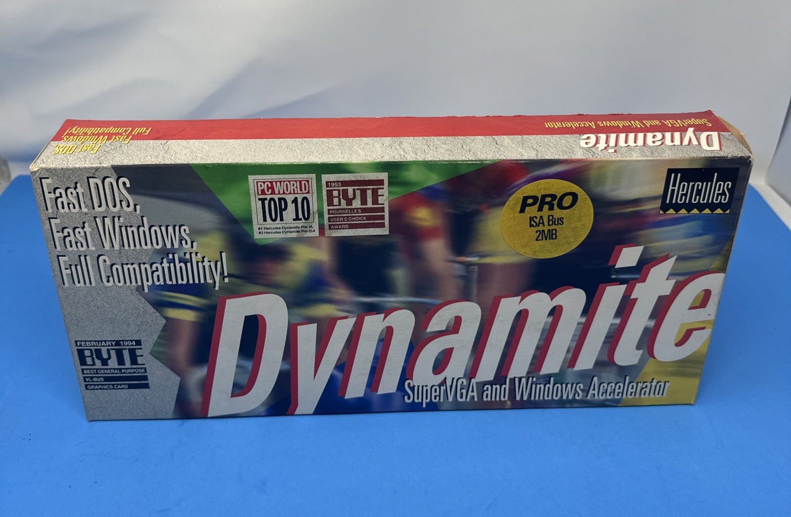 Hercules Dynamite Pro ISA Graphics Card Tseng Labs, ET4000, W32I ( BOX ONLY)