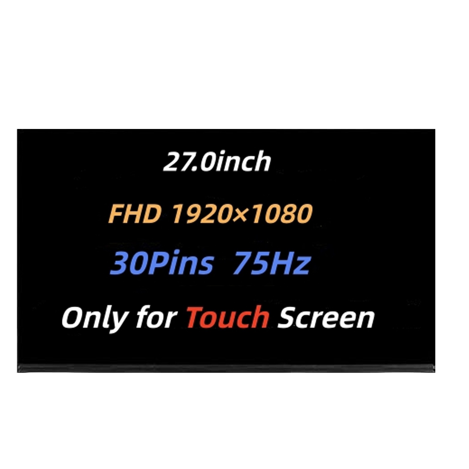 LCD Screen Display for HP 27-CR0081NH Touch Replacement 27" LM270WFA-SSB1
