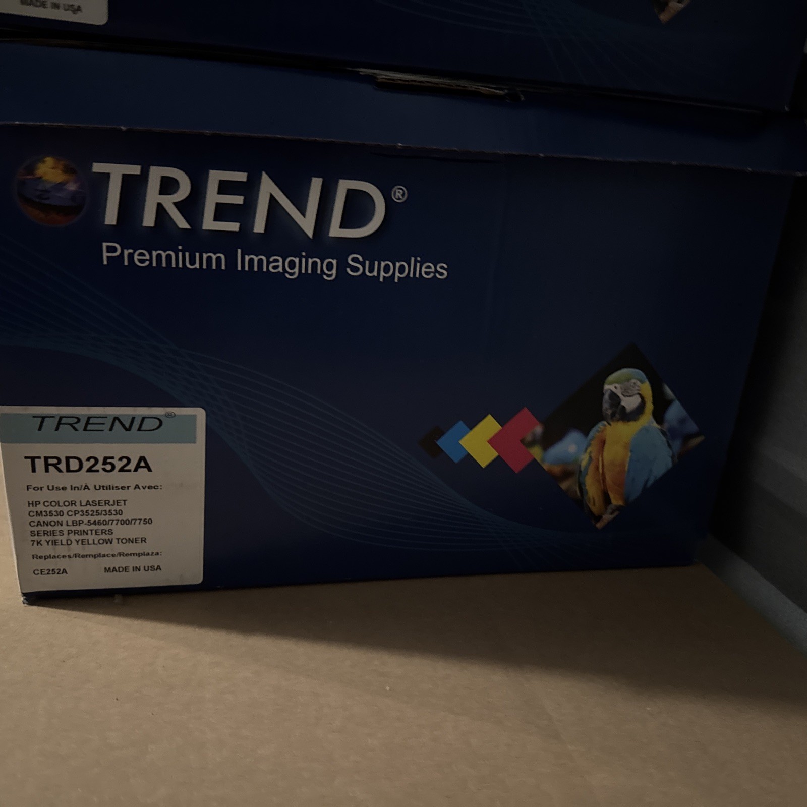 NEW TREND PREMIUM IMAGING SUPPLIES TRD252A HIGH YIELD YELLOW TONER