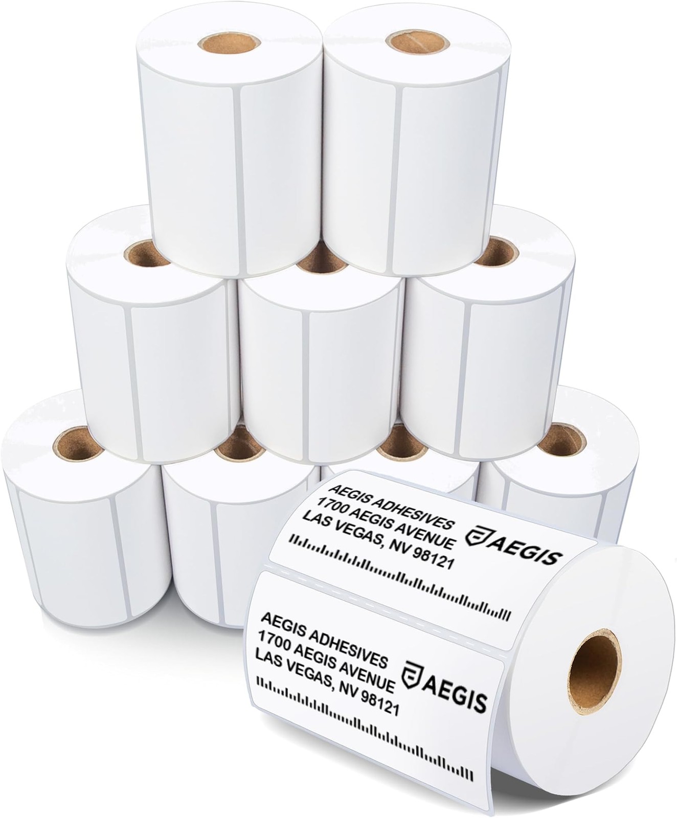 4x2 Direct Thermal Labels 7000 Count 10 Rolls Barcode Printer