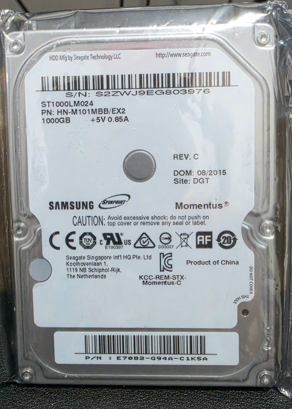 Samsung, Seagate 1TB Laptop HDD 5400RPM 2.5" SATA Hard Drive (NEW, UNOPENED)