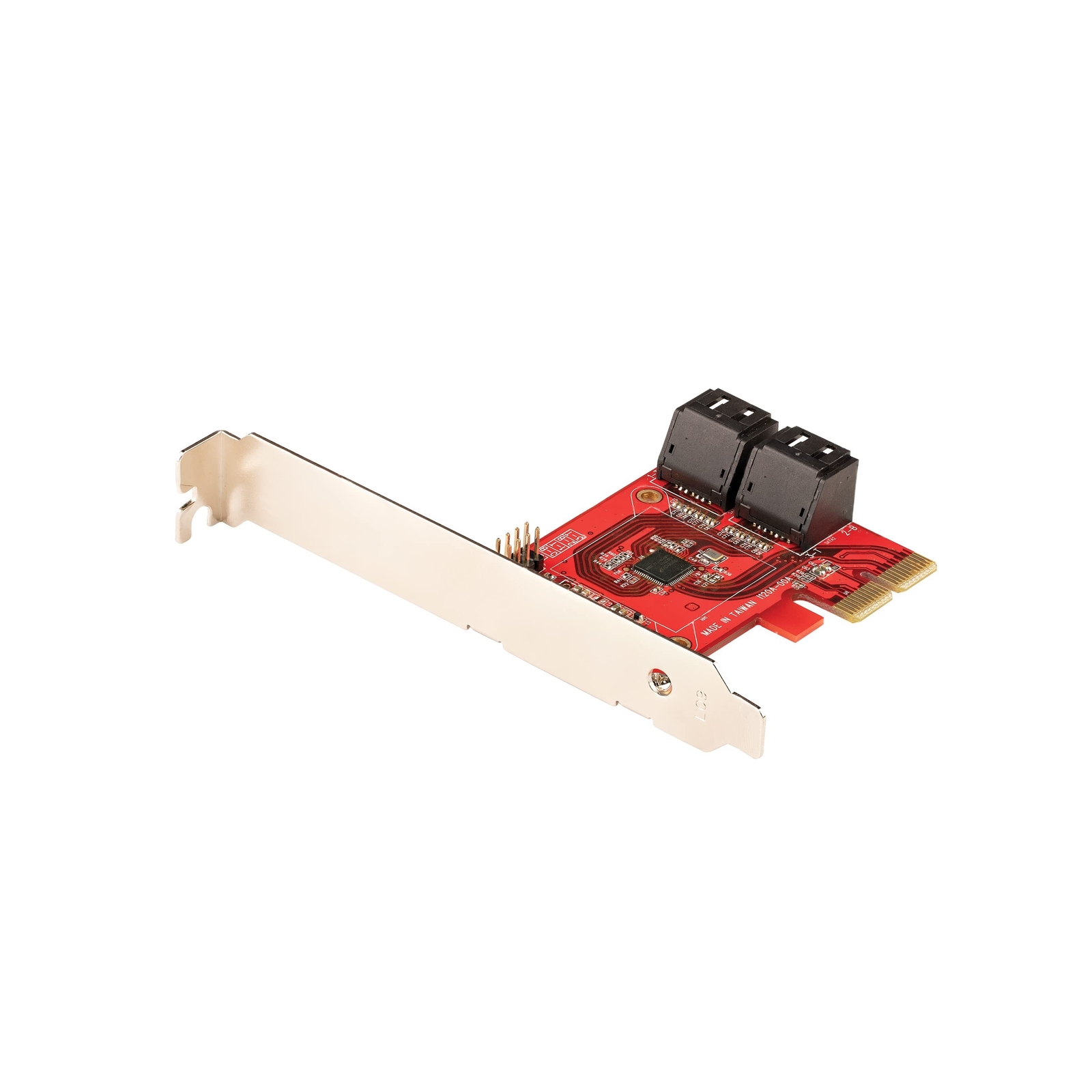 StarTech.com SATA PCIe Card - 4 Port PCIe SATA Expansion Card - 6Gbps - Low/F...