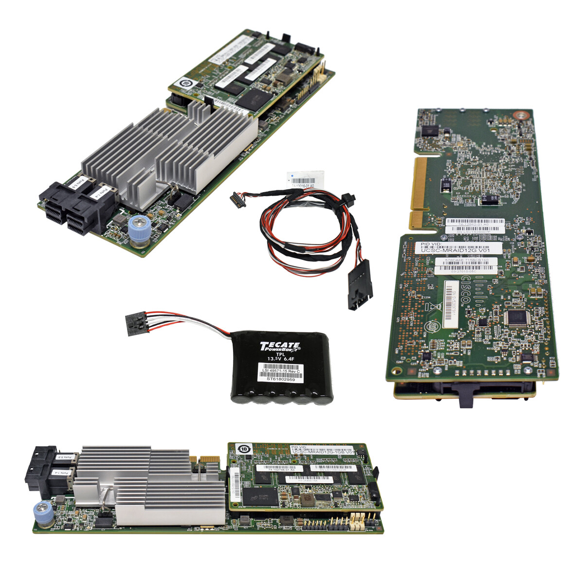 Cisco UCSC-MRAID12G 8-Port SAS RAID Controller 74-12862-01 + 1GB Cache Module