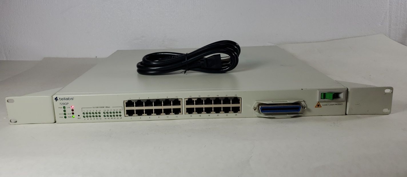 Tellabs 729GP ONT729GP Optical Network Terminal 24 Ports POE Enterprise GPON