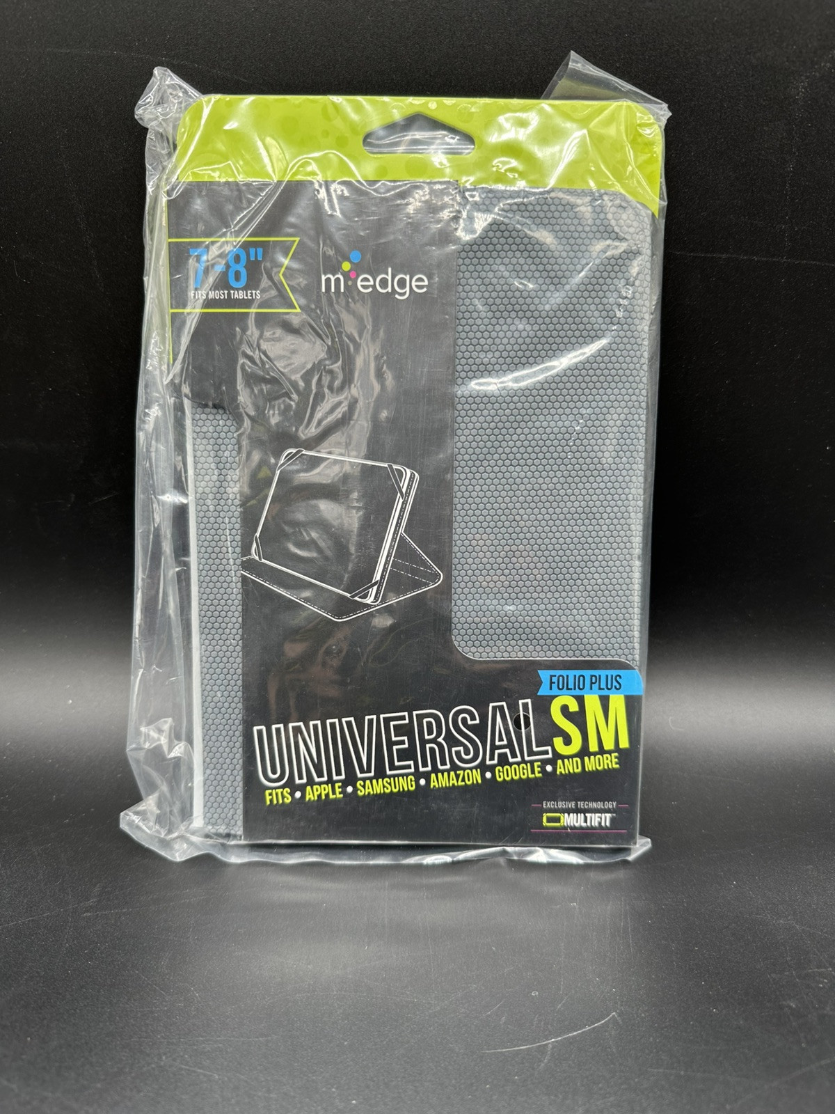 M-Edge Folio Plus Universal SM Case Fits Tablets 7"-8" New Sealed In Package ￼
