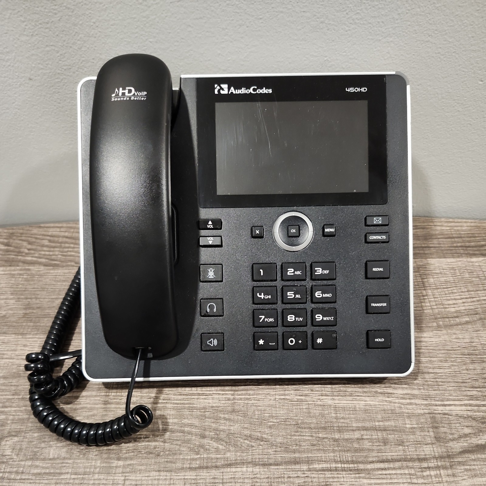 AudioCodes Telephone 450HD IP VOIP Office Business Desktop Phone- GGWV00599