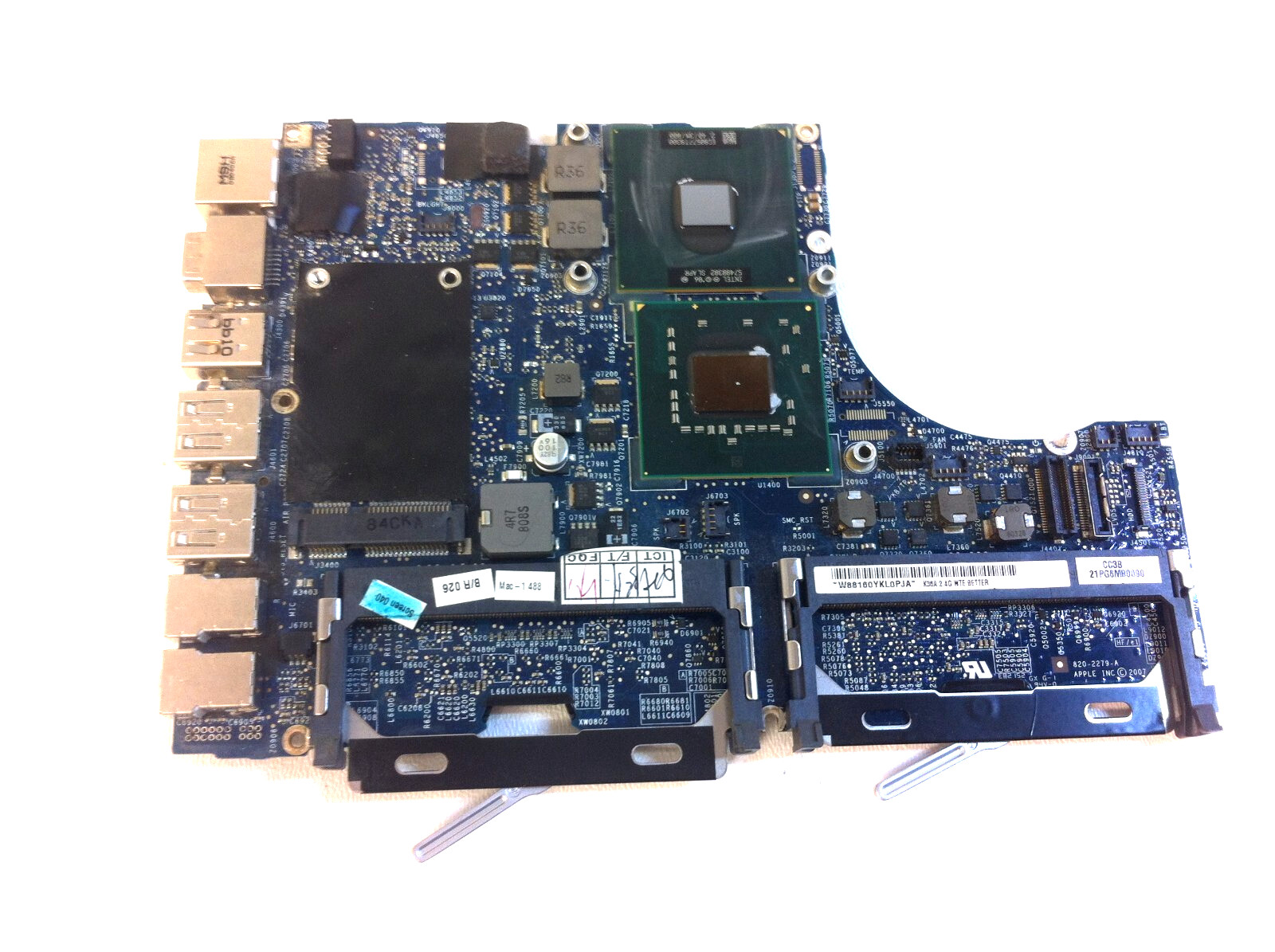 Logic Board 820-2279-A MacBook 13" A1181 2007 2.4GHz Core 2 Duo T8300 SLAPR 114