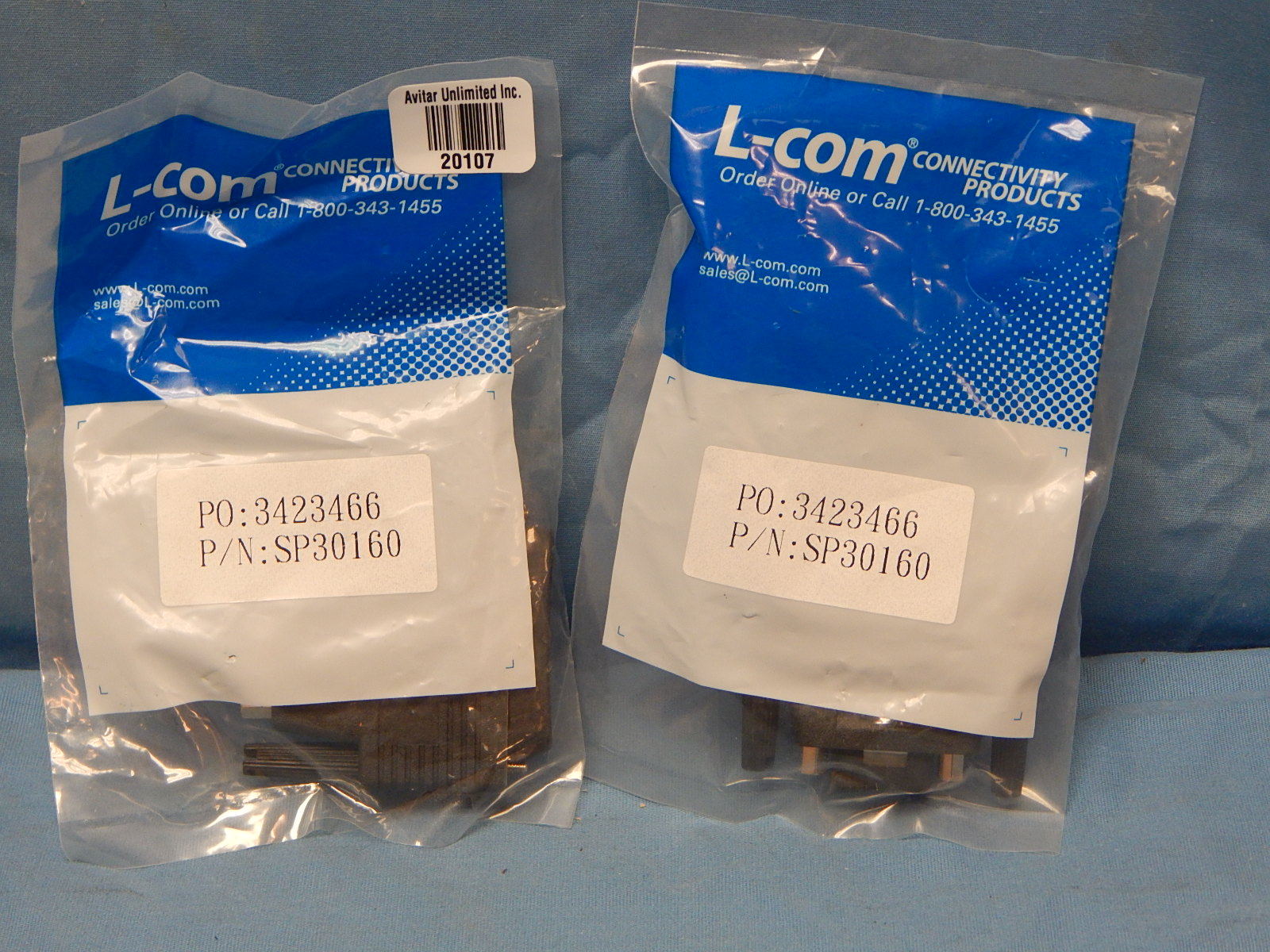 2 NEW L-com SP30160 VGA to Sun Video Port Adapter 