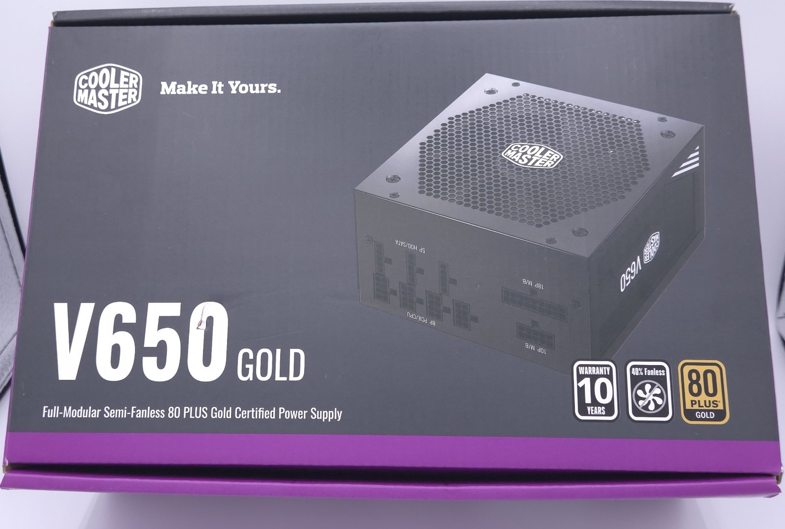 Cooler Master V650 650W ATX Modular Power Supply White MPY-6501-AFAAGV