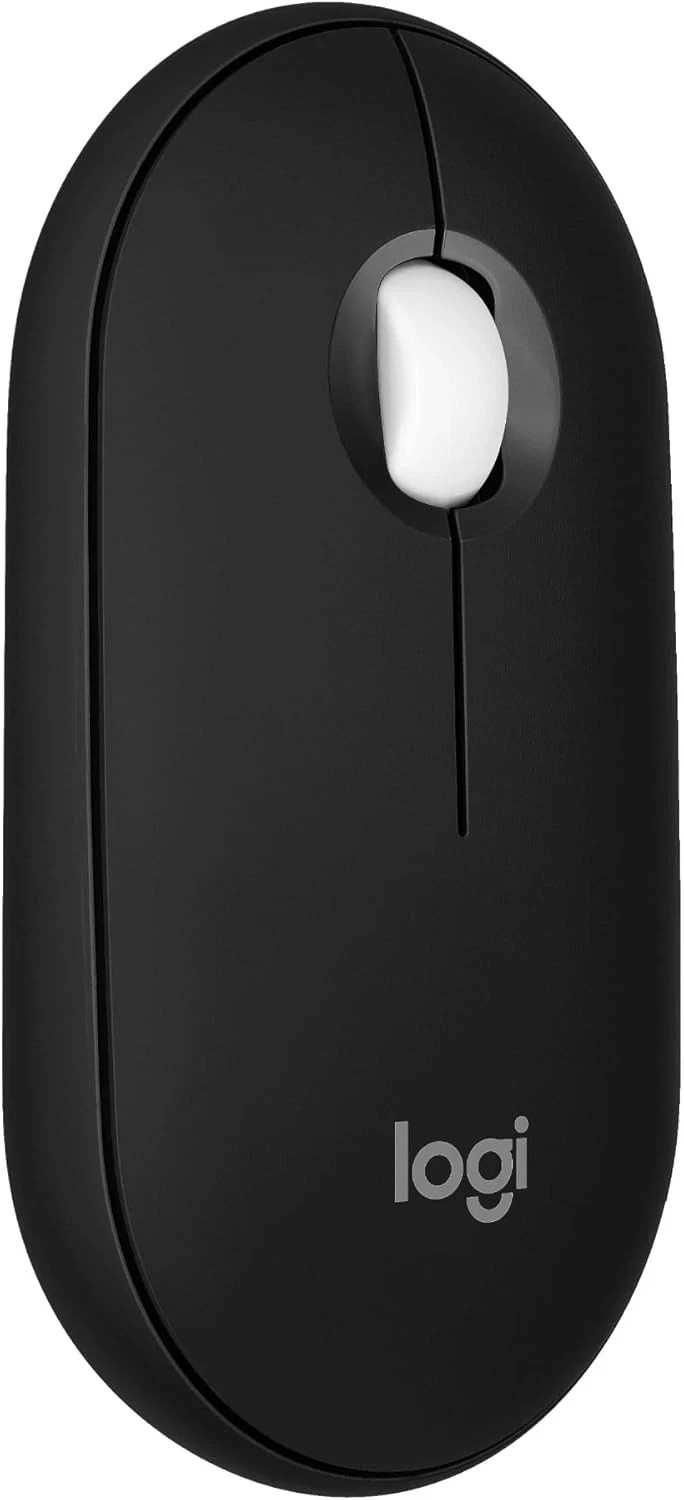 Logitech Pebble Slim Sleek Black Mouse Dual Connectivity Bluetooth Wireless/USB