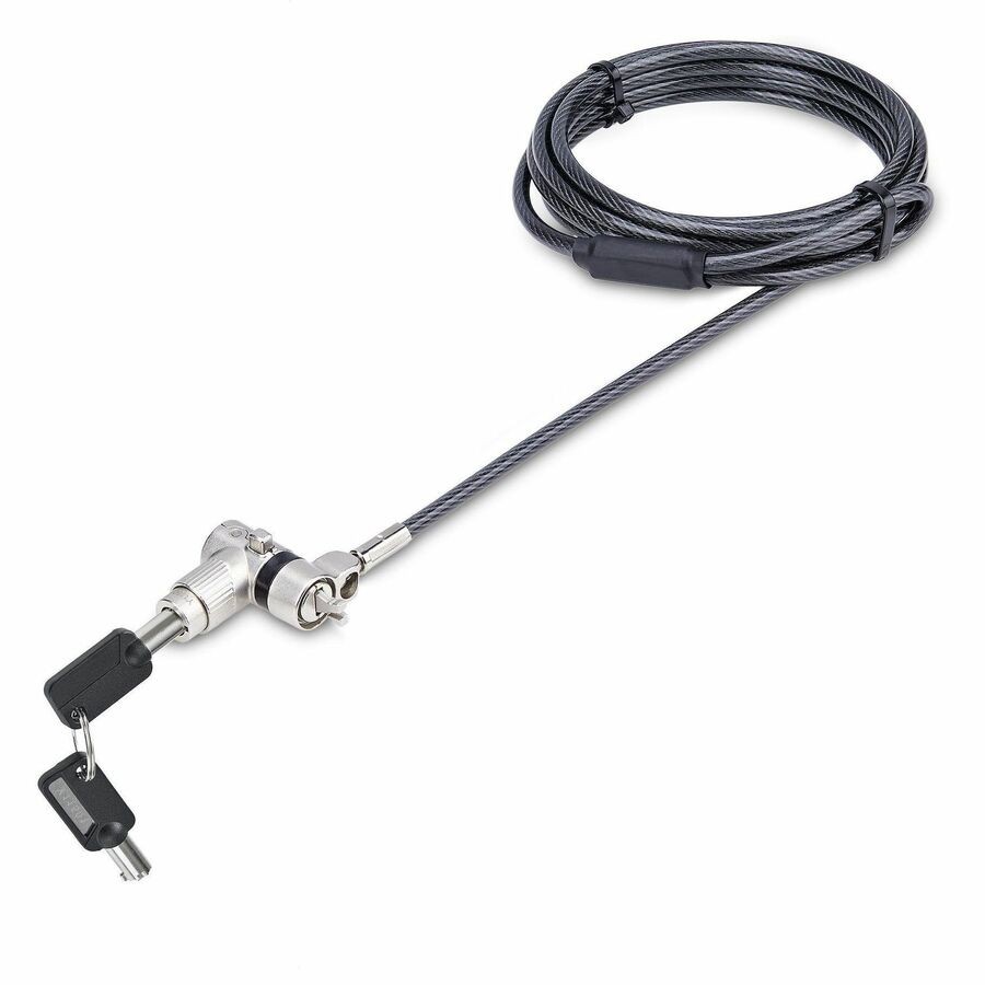 StarTech 3-in-1 Universal Laptop Lock 6.6ft, Master Keyed UNIVKMKO-LAPTOP-LOCK
