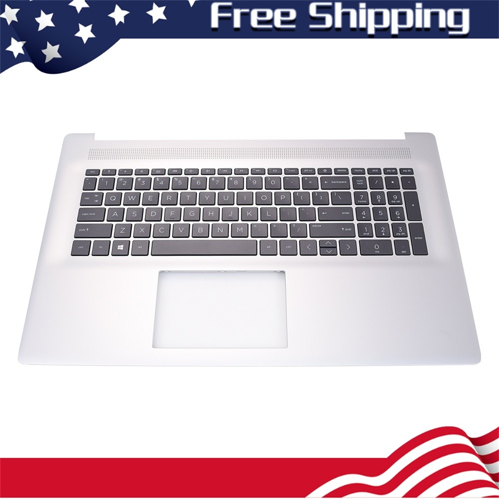 New For HP 17-CN 17-CP 17T-CN 17Z-CP Palmrest Keyboard Backlit N39376-001