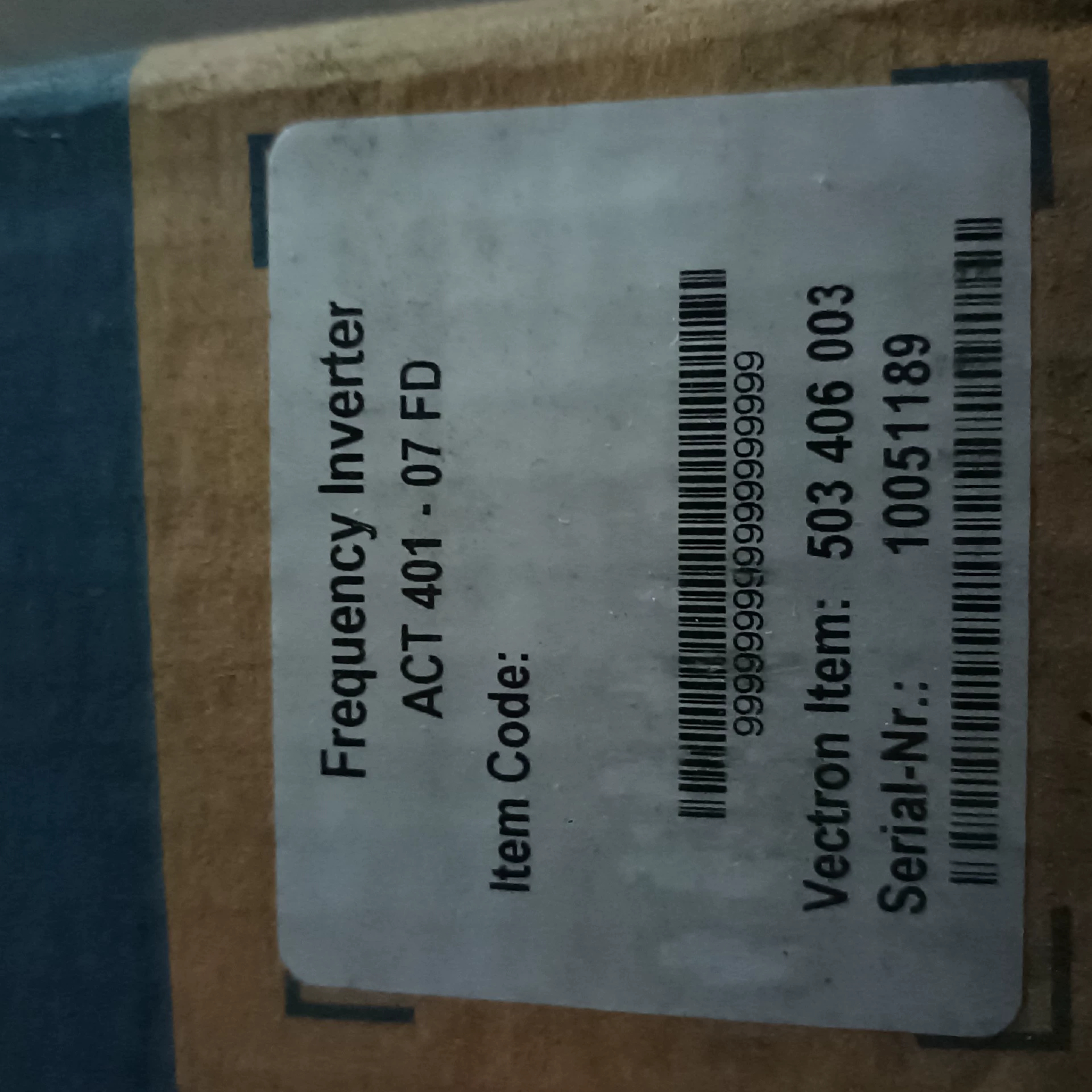 ACT 401-07 FD / ACT401-07FD 0.75KW 380V Fast shipping#DHL or FedEx